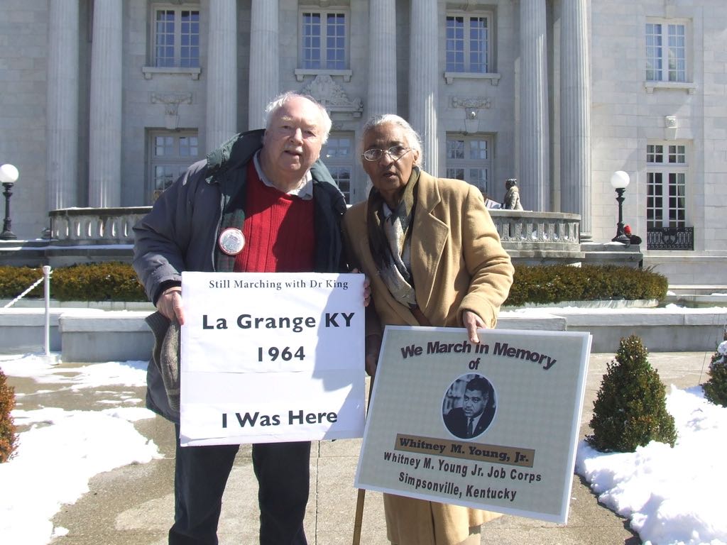 Bill & Ann Reynolds-- both originally from La Grange, KY-- met at the 50th Anniversary of the March on Frankfort