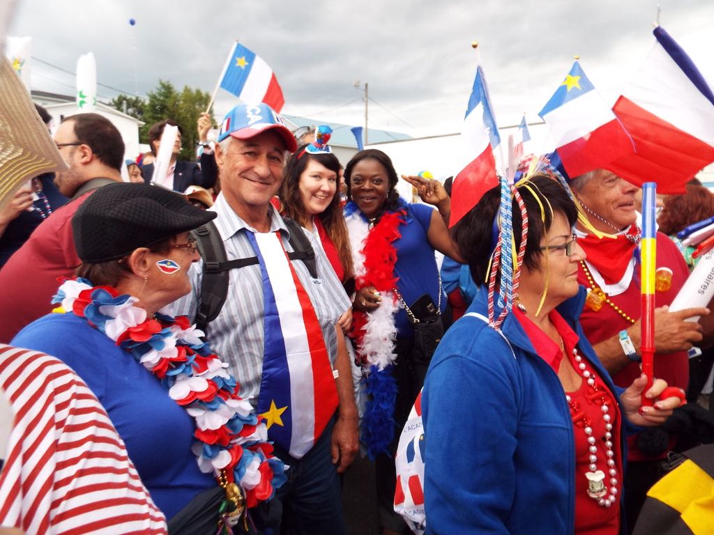 Proud Acadiens Who Marched with Us at the Tintamarre