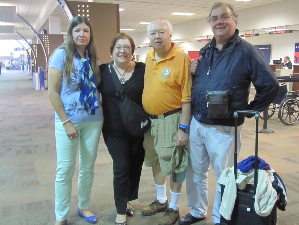 Good Bye to Steyr, Austria Friends at Dayton Airport