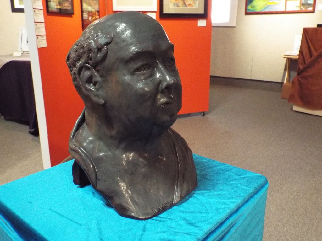 Mary Lou's Sculpture of Bill Was Featured in Gallery St John