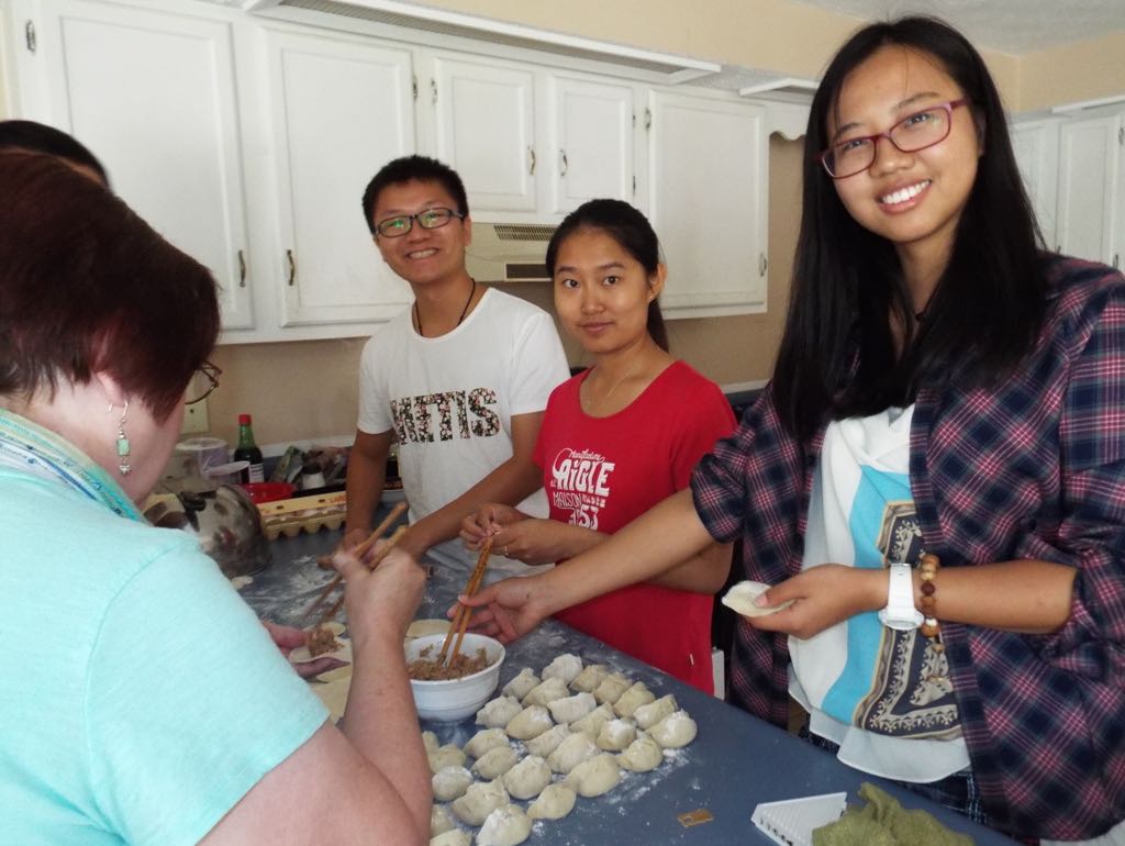 Making Mid-Autumn Festival Moon Cakes with Chinese Friends