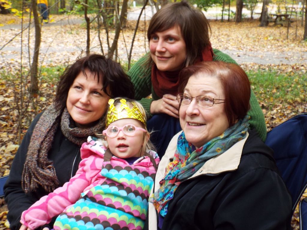 Zelah with Her Mother & Grandmothers