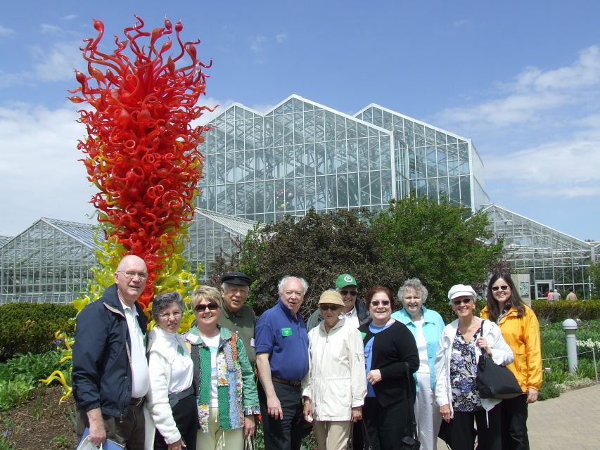 Dayton Friendship Force Members and Michigan Hosts at Chihuly Sculpture, Meijer Gardens and Sculpture Park