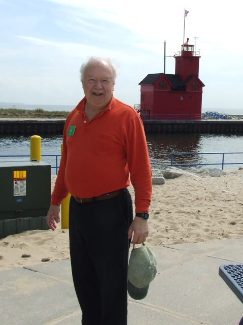 Bill at Holland, Michigan's “Big Red”Light House