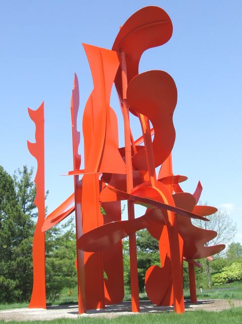 Alexander Liberman Sculpture at Meijer Gardens and Sculpture Park