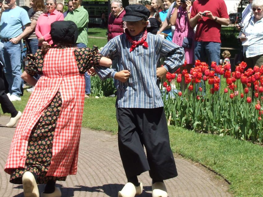 Local School Students Demonstrate Traditional Dutch Folk Dance at Holland Tulip Festival, May 4, 2010