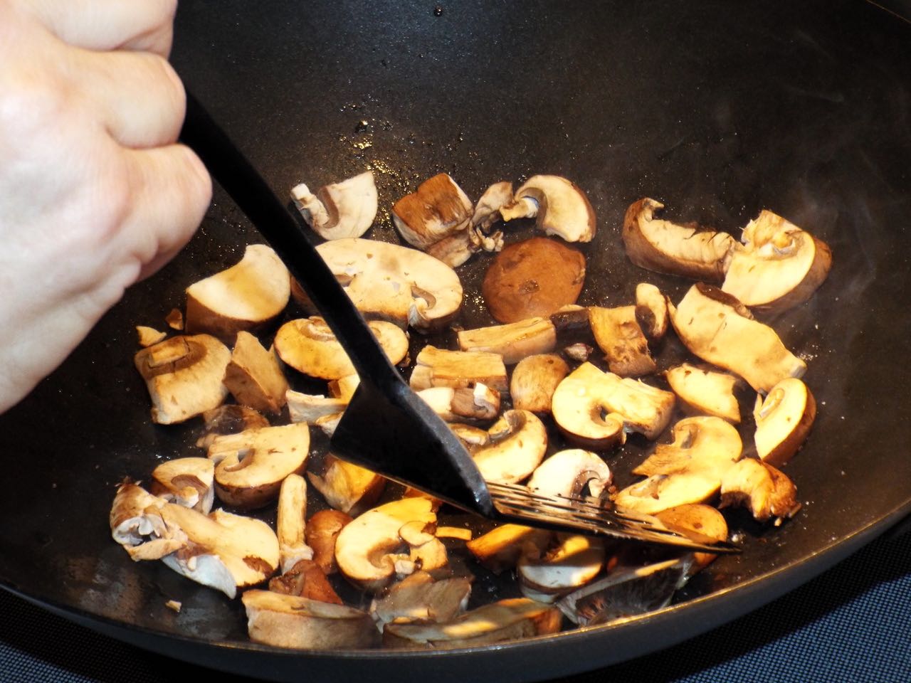 Mushrooms for the Green Beans